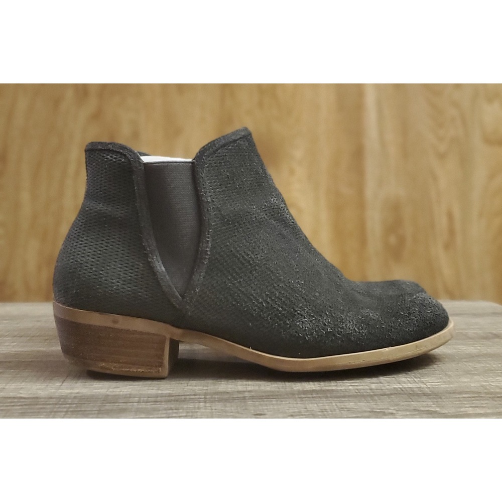 Kensie Gerona Side Zip Ankle Boots Women's Size 6.5 Gray